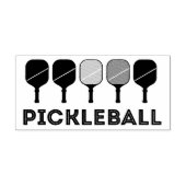 Pickleball Gummistempel (Prägung)