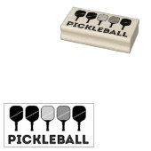 Pickleball Gummistempel (Stempel)