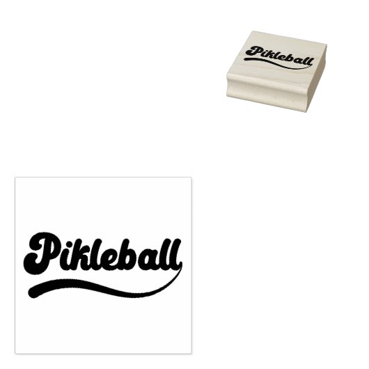 Pickleball Gummistempel (Stempel)