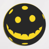 Pickleball Halloween Etiketten (Design 1)