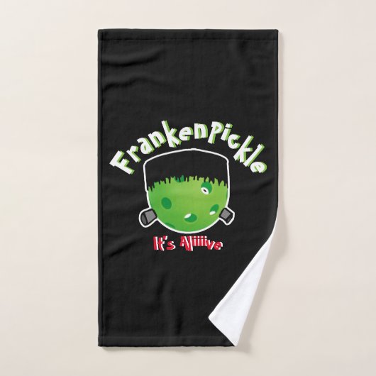 Pickleball Halloween - FrankenPickle - Es ist live Handtuch (Handtuch)