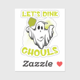 Pickleball Halloween Kostüm Pickleball Lover Tric Aufkleber