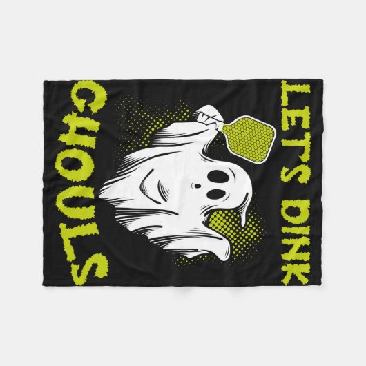 Pickleball Halloween Kostüm Pickleball Lover Tric Fleecedecke (Vorderseite (Horizontal))