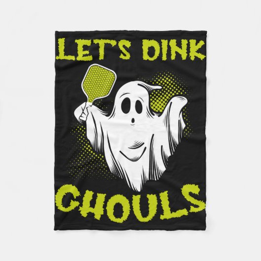 Pickleball Halloween Kostüm Pickleball Lover Tric Fleecedecke (Vorderseite)