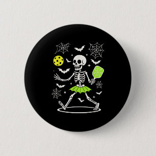 Pickleball Halloween-Kostüm, Spooky Season Skelett Button