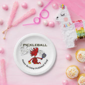 Pickleball Happy Birthday! Pappteller (Party)
