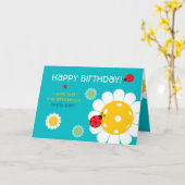 Pickleball Happy Birthday Türkis individuell anpas Karte (Gelbe Blume)