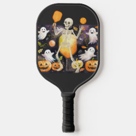 Pickleball Happy Halloween für Spieler mit Geist Schläger