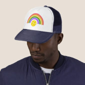 Pickleball Hat: Regenbogen Truckerkappe (Beispiel)