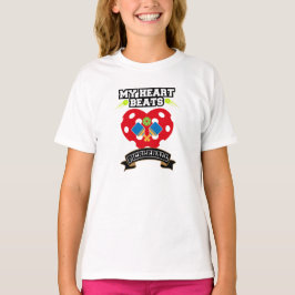 Pickleball Heart Paddle Ball Passion Sport Liebe T-Shirt