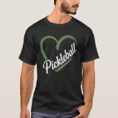 Pickleball Heartbeat T-Shirt (Vorderseite)