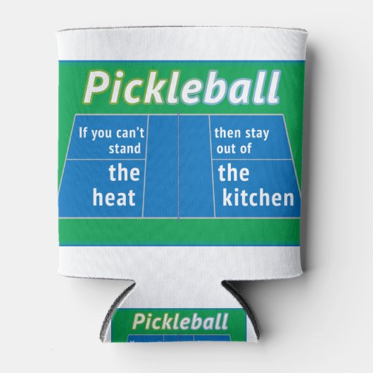 Pickleball Heat Kitchen Dosenkühler (Vorderseite)