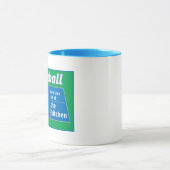 Pickleball Heat Kitchen Tasse (Zentrum)