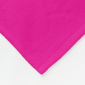 PICKLEBALL Helles Rosa Weiße Streifen Retro-Text Fleecedecke (Ecke)