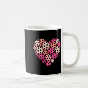 Pickleball Herz Valentinstag Pickleball Liebhaber Kaffeetasse