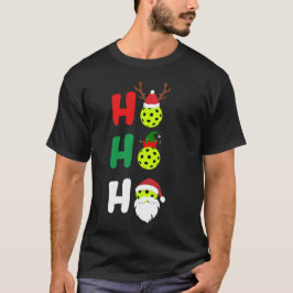 Pickleball Ho Ho Ho - Christmas Pickleball T-Shirt