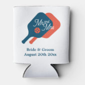 Pickleball Hochzeit kann cooler. Getränkehalter Dosenkühler (Vorderseite)