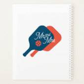 Pickleball Hochzeitsplaner für das perfekte Spiel! Planer (Rückseite)