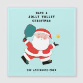 Pickleball Holiday Cards Magnetkarte (Vorderseite)