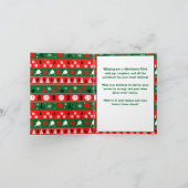 Pickleball Holiday Cheer Karte (Innenseite)