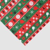 Pickleball Holiday Cheer Seidenpapier (Detail)