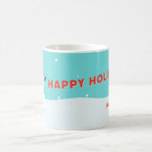 Pickleball Holiday Custom Humors Snowman Tasse (Mittel)
