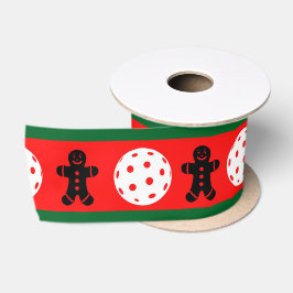 Pickleball Holiday Delight Satinband
