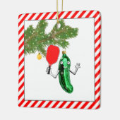 Pickleball Holiday Geschenk 2022 Keramikornament (Links)