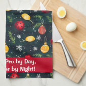 Pickleball Holiday Kundgebung Geschirrtuch (Viertel Falte)