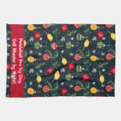 Pickleball Holiday Kundgebung Geschirrtuch (Horizontal)