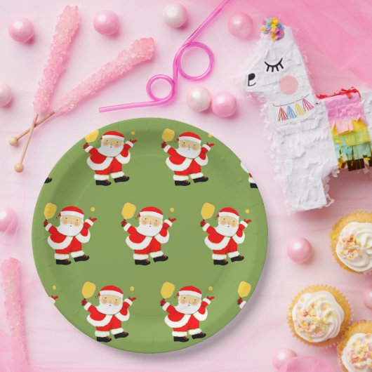 Pickleball Holiday Party Pappteller (Party)