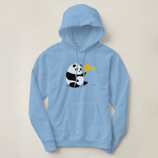 Pickleball Hoodie: "Pickleball Panda " Hoodie (Design vorne)