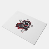 Pickleball Horover Fußmatte (Schrägansicht)