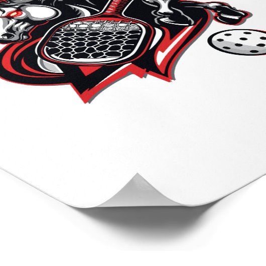 Pickleball Horover Poster (Ecke)