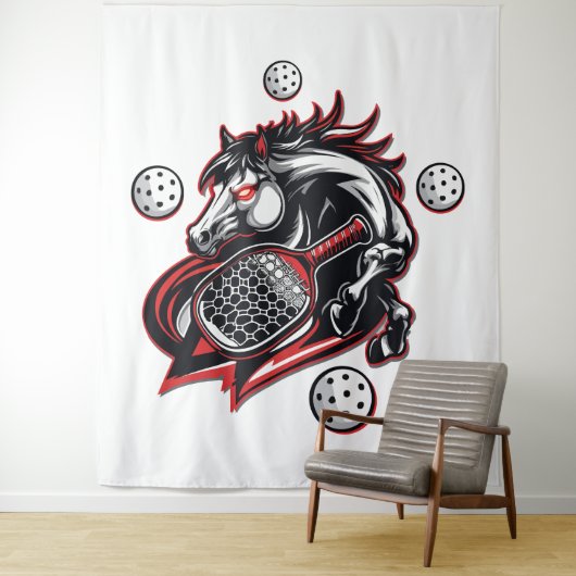 Pickleball Horover Wandteppich (Beispiel)