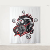 Pickleball Horover Wandteppich (Vorderseite)