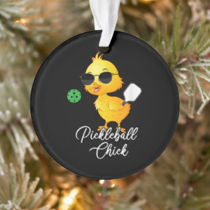 Pickleball Huhn Lustiges Pickleball Ornament