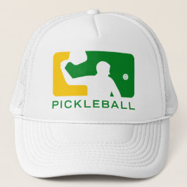Pickleball Hut: Oberste Spielklasse (Grün/Gelb) Truckerkappe