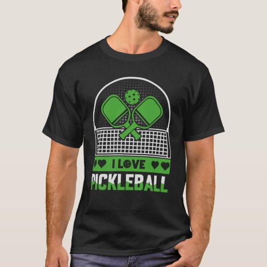 Pickleball, ich mag PickleBall-T - Shirt (Vorderseite)