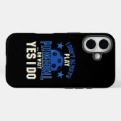 Pickleball - Ich spiele nicht immer Pickleball Case-Mate iPhone Hülle (Rückseite (Horizontal))
