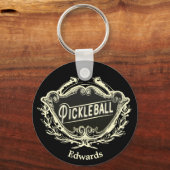 Pickleball-ID-Tag Schlüsselanhänger (Vorderseite)
