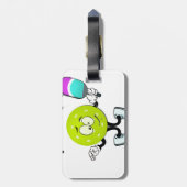 Pickleball: Ihr Gepäckanhänger (Rückseite vertikal)