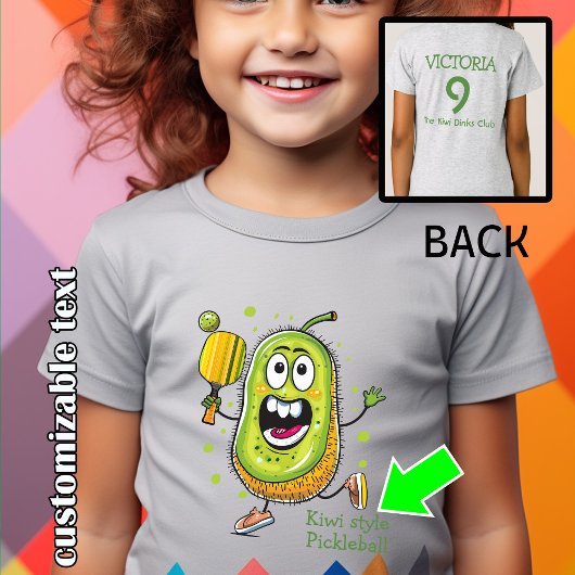 Pickleball im Kiwi-Stil T-Shirt