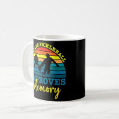 Pickleball im Retro-Modus verbessert das Memory-Pi Kaffeetasse (Vorderseite Links)