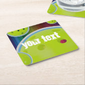 Pickleball individualisieren Pickle Ball Spaß Rechteckiger Pappuntersetzer (angewinkelt)