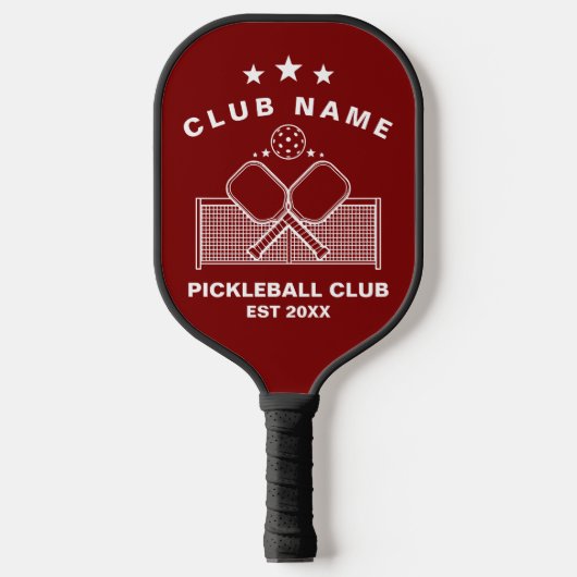 Pickleball Individueller Vereinsname Schläger (Vorderseite)