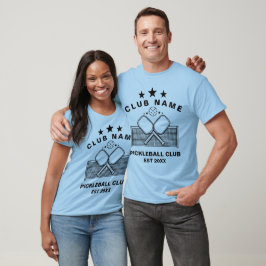 Pickleball Individueller Vereinsname T-Shirt