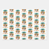 Pickleball Inspiriert Weihnachten Geschenkpapier Set (Vorderseite 3)