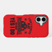 Pickleball iPhone 16 Hülle (Rückseite (Horizontal))