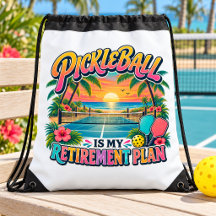 Pickleball Is My Retirement Plan Retro Sunset